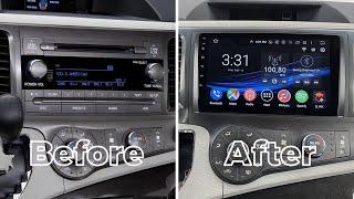 Toyota Sienna 2011-2014 Android Wireless CarPlay 9 Stereo by GTA Car Kits