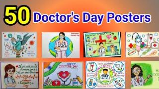 Doctors Day Poster Drawing Doctors Day Drawing Ideas Posters On Doctors Day