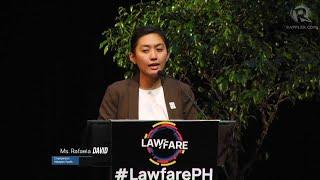 Former Akbayan Youth chair We need the intl community to fight lawfare