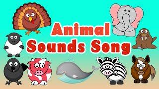 Animal Sounds Song  Nursery Rhymes  LittleKidsTV