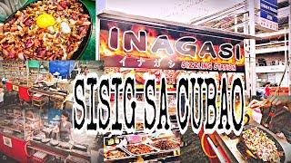 INAGASI SIZZLING STATION  SISIG SA CUBAO #sizzling #foodtrip #foodlover