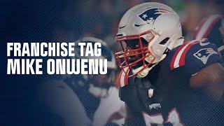 Ted Johnson Patriots should use franchise tag on Mike Onwenu
