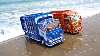 The story of Wahyu Abadis shaky truck and Aa Zafrans truck going to Pangandaran Beach