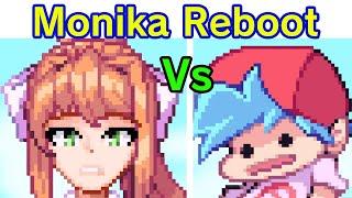 Friday Night Funkin - VS Monika FULL WEEK REBOOTED + Cutscenes FNF Mod Doki Doki Literature Club