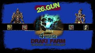 Knight Online  4 Mage ile Draki Farm  Monster Stone - Upgrade - Shell Kırdırma  #26Gün