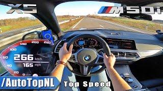 BMW X5 M50i  530HP 4.4 V8 BiTurbo  266KMH 166MPH TOP SPEED POV on AUTOBAHN by AutoTopNL