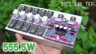 DIY Powerful Amplifier Board using 10 Transistors 2SC5200 & 2SA1943 - SOCL 506 TEF  #cbzproject