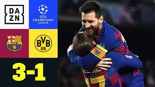 BVB-Erwachen kommt bei Messi-Show zu spät Barcelona - Dortmund 31  UEFA Champions League  DAZN