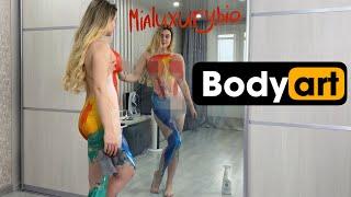 4K USA HousewifeHow to clean a mirror? Body art suit Transparent Haul No Bra See Through Try On