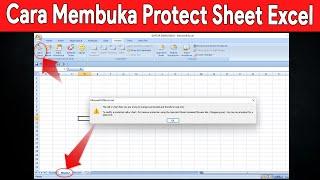 cara membuka protect cell sheet dan workbook excel