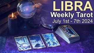 LIBRA WEEKLY TAROT READING AN UNEXPECTED MESSAGE July 1st to 7th 2024 #weeklyreading