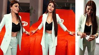H0TTE Sherlyn Chopra Arrived Take Delivery Of Her New CarWorth Rs 42.38 lacs