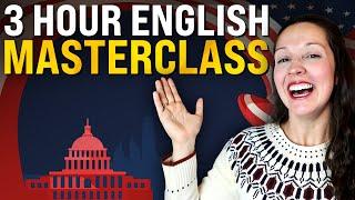 3 Hour English Masterclass Pronunciation Vocabulary Grammar