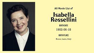 Isabella Rossellini Movies list Isabella Rossellini Filmography of Isabella Rossellini