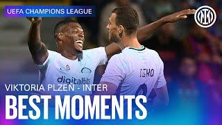 VIKTORIA PLZEN 0-2 INTER  BEST MOMENTS  PITCHSIDE HIGHLIGHTS 