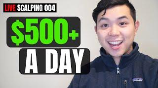 How to Make $500 a Day Trading ONE Stock  Live Scalping 004