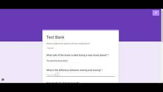 Creating Google Forms & Blank Form Options