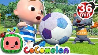 The Soccer Football Song + More Nursery Rhymes & Kids Songs - CoComelon
