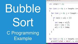 Bubble Sort  C Programming Example