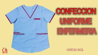 UNIFORME ENFERMERIA MUJER  Como Hacer  parte 1