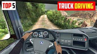 Top 5 Truck Driving Games For Android  Best truck simulator game on Android 2023