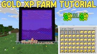 BEST GOLD XP FARM IN MINECRAFT BEDROCK 1.19+1.20+MCPEXBOXNINTENDO SWITCHWINDOWS