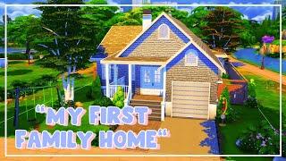 My First Family Home  + Chit Chat ️The Sims 4  CC Speed Build