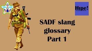 SADF slang glossary