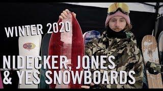 Nidecker Gun - Jones Flagship - Yes Hybrid snowboards 2020