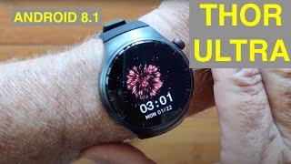 ZEBLAZE THOR ULTRA Android 8.1 AMOLED 1.43 Screen 2GB16GB 4G GPS Smartwatch Unboxing & 1st Review