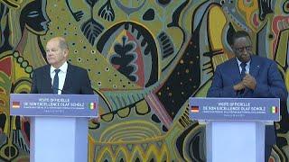 Senegal Macky Sall receives German Chancellor announces visits to Moscow Kyiv