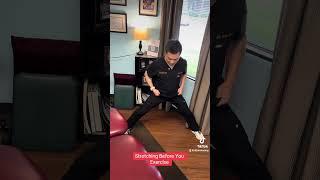 Stretching Before You Exercise. Houston Chiropractor. Houston Asian Dinger. Dr John Huang