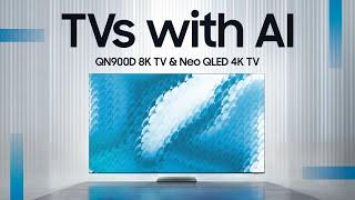 Samsung QN900D 8K & QN95D 4K QLED TVs 2024 - AI POWERED TVs?