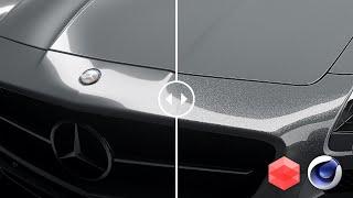 Metallic Flakes Effect with Redshift Car Paint for Cinema 4D