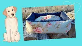 How to sew a dog bed DIY dog bed free pattern