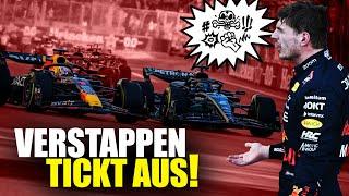 Verstappen tickt gegen Russell aus Das kriegst du zurück Volltrottel