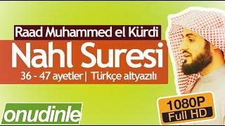 Raad Mohammad Al Kurdiden huzur veren tilavet Nahl Suresi 36- 47 - Kuran Meali Türkçe Altyazılı