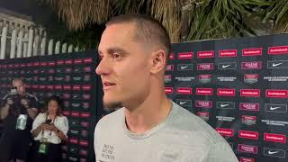 AARON LONG postgame REACTIONS after LAFC lost in LEON