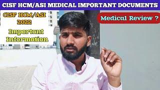 CISF HCMASI Medical Important document cisf hcm medical k liye kon konse documents le Jane hai 