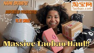 $400 TAOBAO 淘宝 Unboxing Haul w Try ons  11.11 Sales