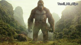 Kong Skull Island Movie Kong Saves Giant Buffalo Scene In Tamil