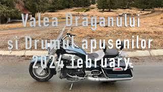 Valea Drăganului și Dumul Apusenilor 2024 Februarie pe motocicletă