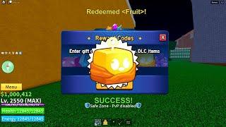 ALL *NEW WORKING* FRUIT CODES ON BLOX FRUITS IN MAY 2024 ROBLOX