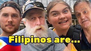 What do foreigners in the Philippines REALLY think of Filipino people street interviews