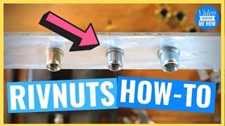 How to Install Rivnut Rivet Nut Nutserts WITH TOOL Full Guide