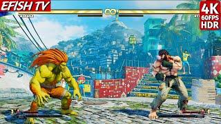 Blanka vs Ryu Hardest AI - Street Fighter V