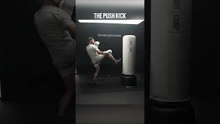 How To Throw The Push Kick  Step by Step Breakdown  Slo Motion  #training #fightcamp #athlete