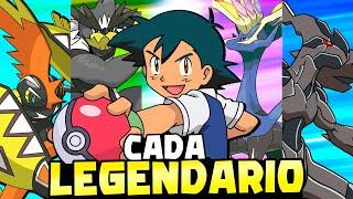 Pokémon LEGENDARIOS que ASH CONOCE ️de Unova a Galar