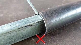 The secret to strong welding in thin pipe joints with square pipes is rarely discussed by welders