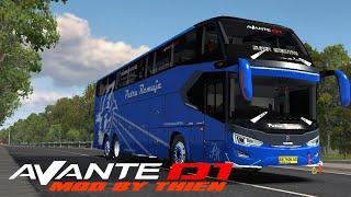 Rillis mod bussid avante d1 free by Thien  Putra Remaja Belibis 2023. #liverybussid